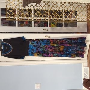 Short sleeve maxi dress